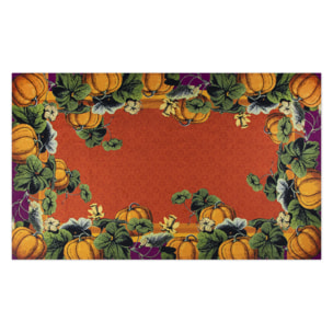 Tovaglia rettangolare Excelsa Pumpkin, 100% cotone drill multicolore, 150 x 250 cm