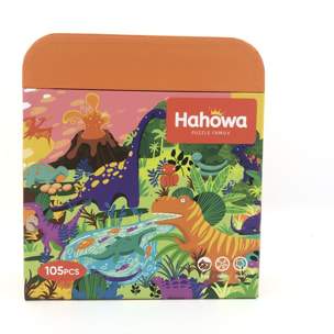 PUZLE DE 105 PIEZAS: EL VALLE DE LOS DINOSAURIOS