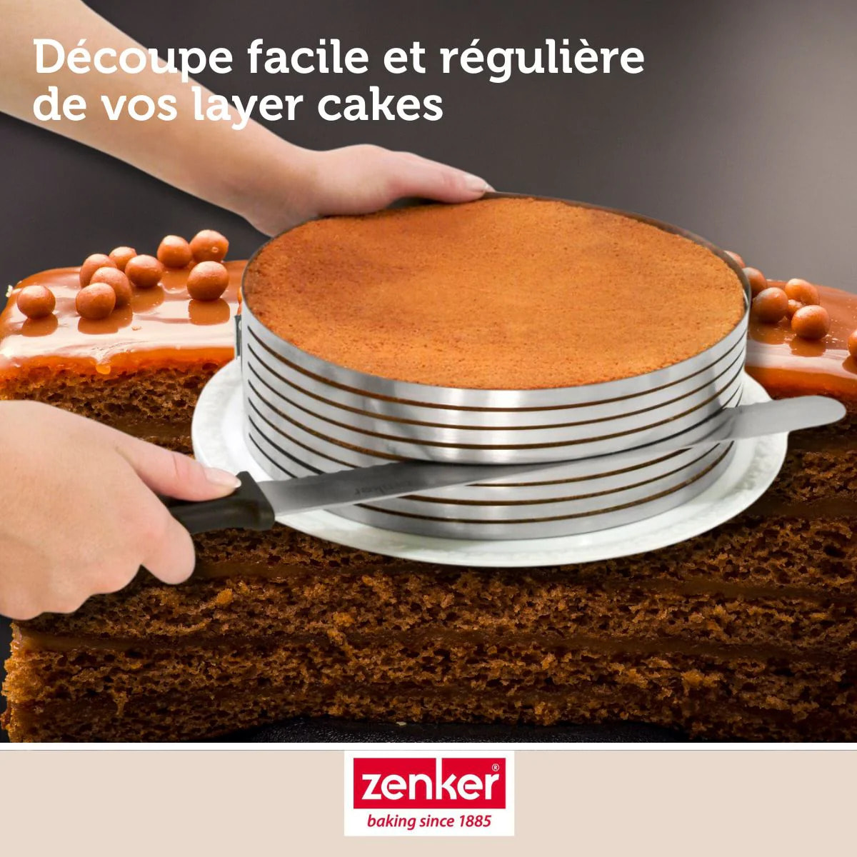 Couteau professionnel pour gâteau 30 cm Zenker Smart Pastry