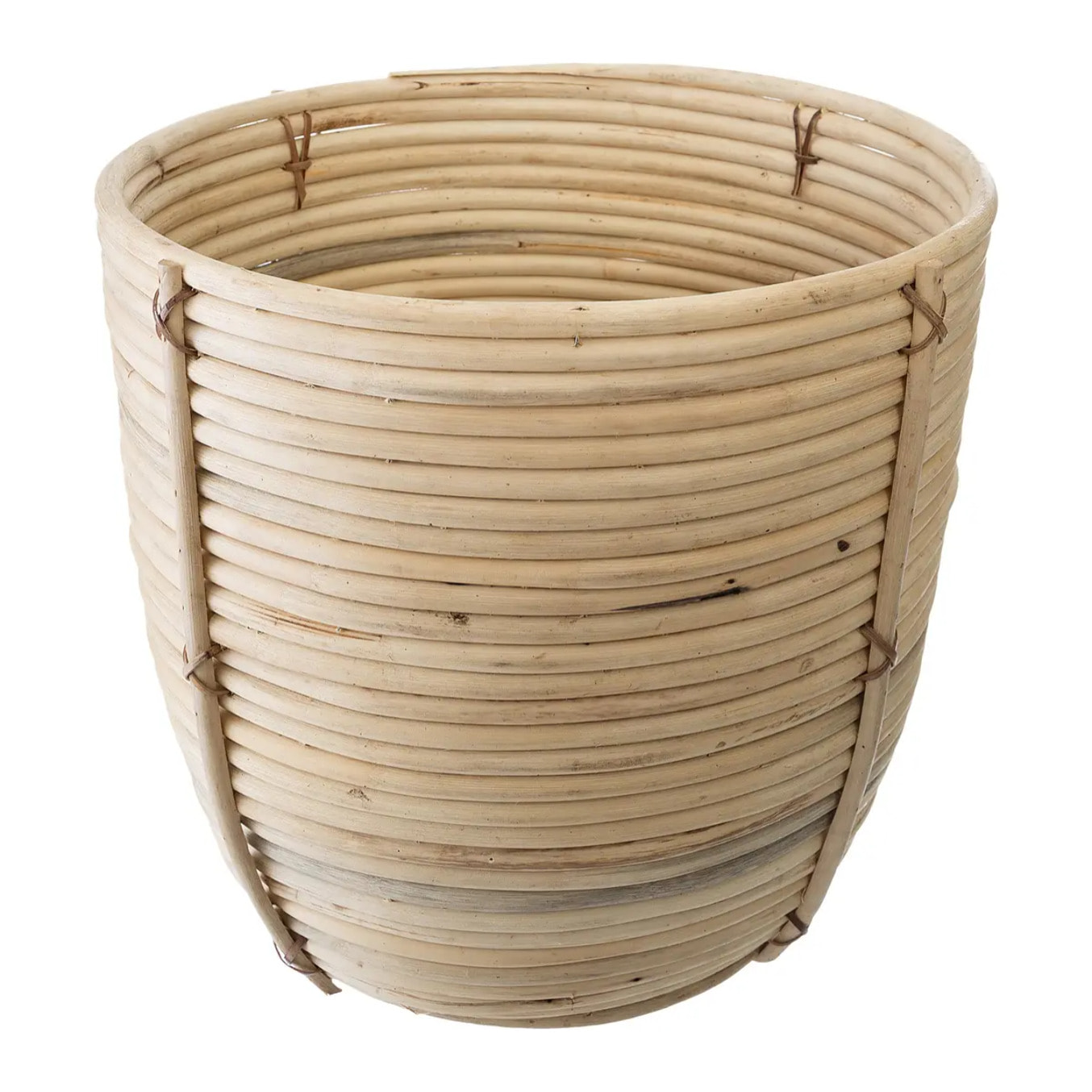 Set de 3 pots - rotin D35 cm