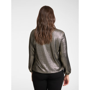 Elena Mirò - T-shirt in jersey lurex - Oro