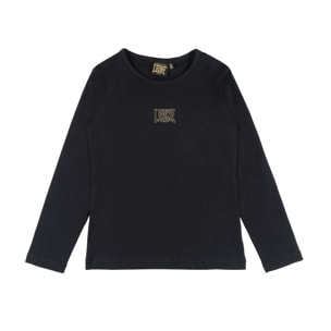 T-shirt da bambina a manica lunga Leone 1947 Gold