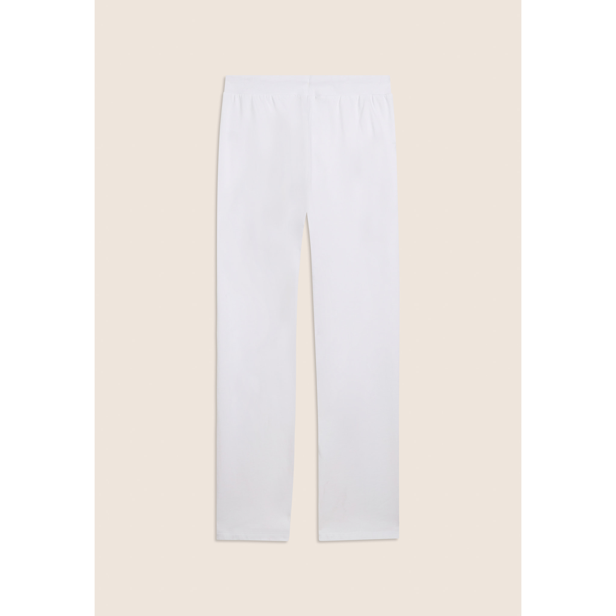 Pantaloni Sportivi Gamba Dritta con Vita Elasticizzata