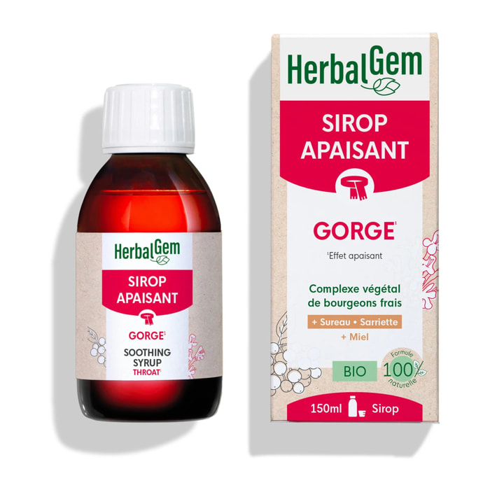 Herbalgem- Sirop Apaisant Gorge - Bio - 150 ml