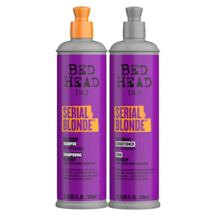 TIGI Kit Bed Head Serial Blonde Restoring Shampoo 400ml + Conditioner 400ml