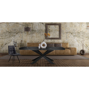 Oresteluchetta tavolo PULSE BLACK MARBLE