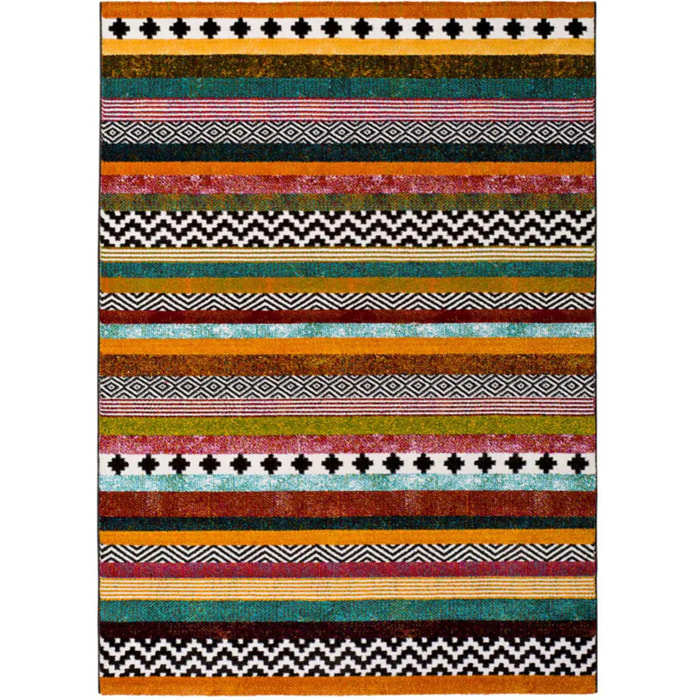 MOAR Alfombra geométrica en color multicolor varias medidas disponibles