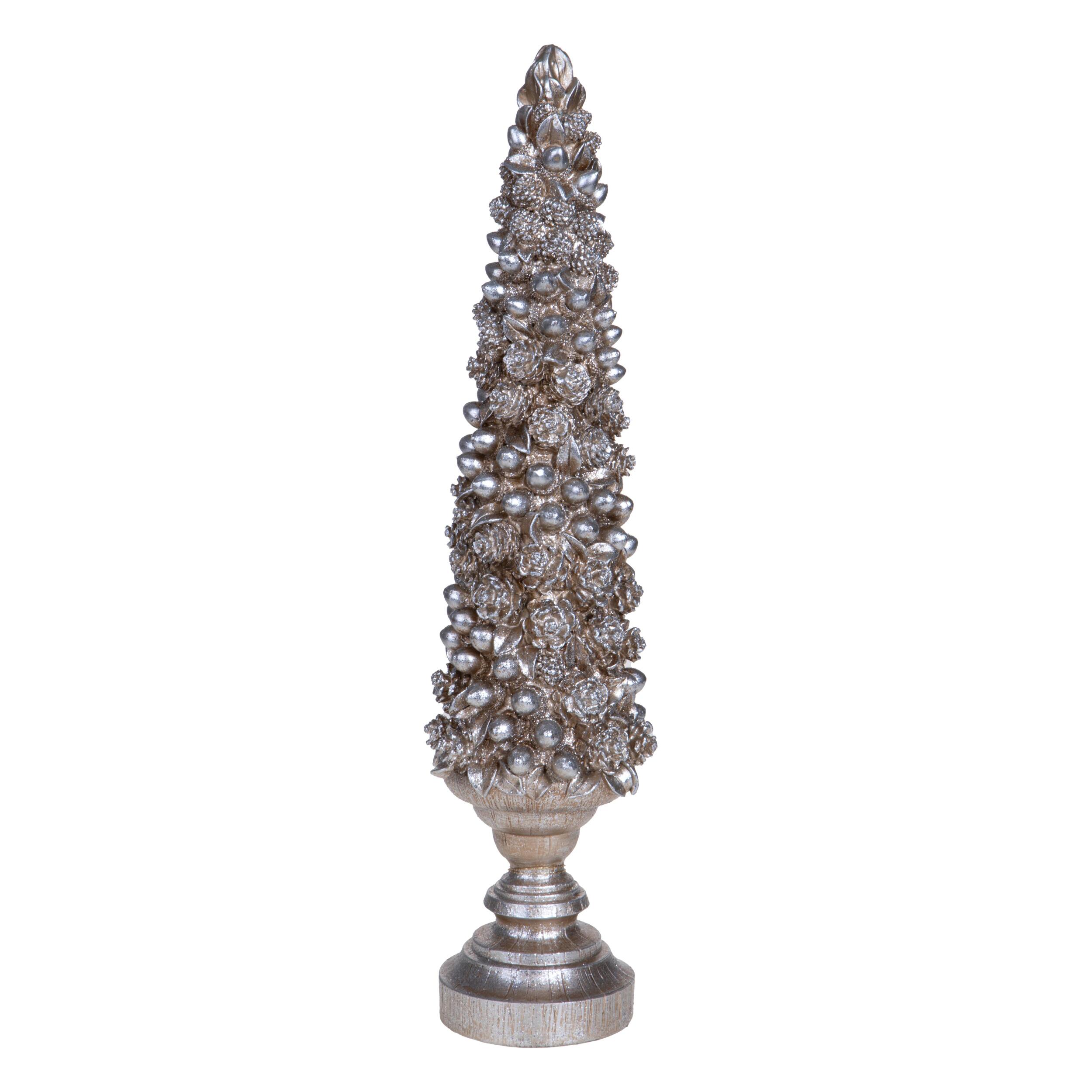 Albero pigne natale con base - Pezzi 1 - ORO - Bianchi Dino SpA