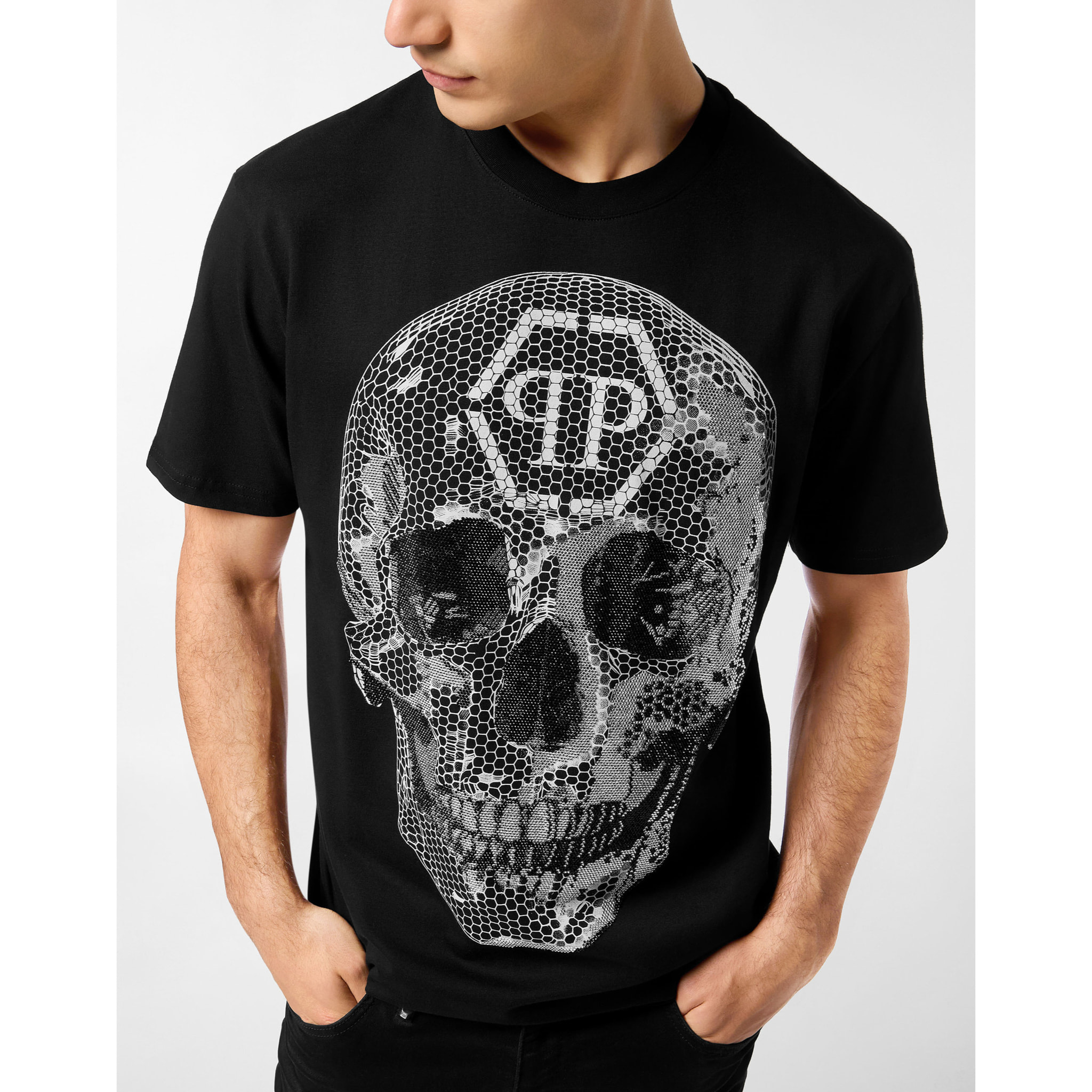 PHILIPP PLEIN Maglietta girocollo Ss SKULL
