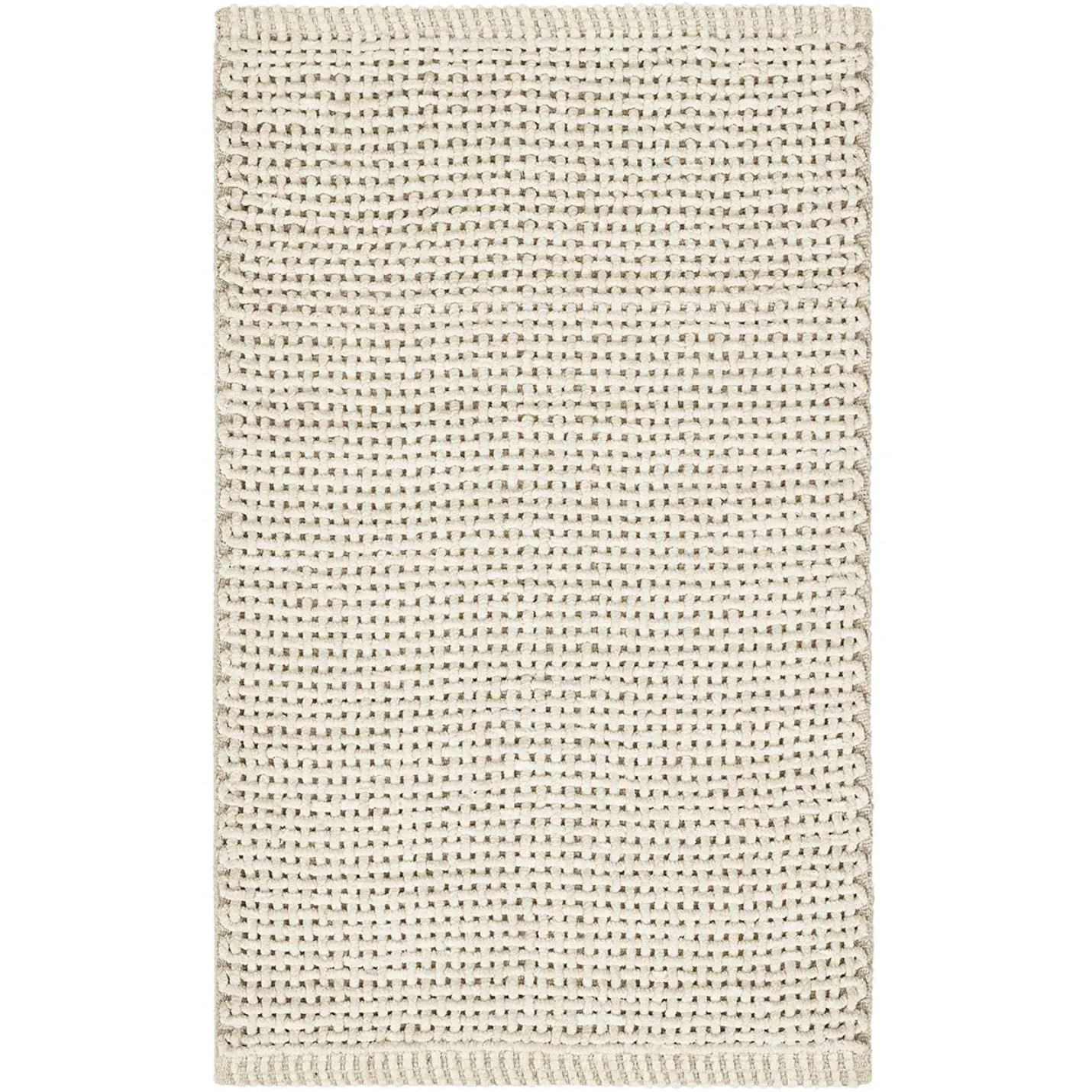 3 tappeti bagno CRAZY AVORIO in microfibra misto cotone, morbido antiscivolo lavabile in lavatrice, tappetino lavabo sanitari bagno