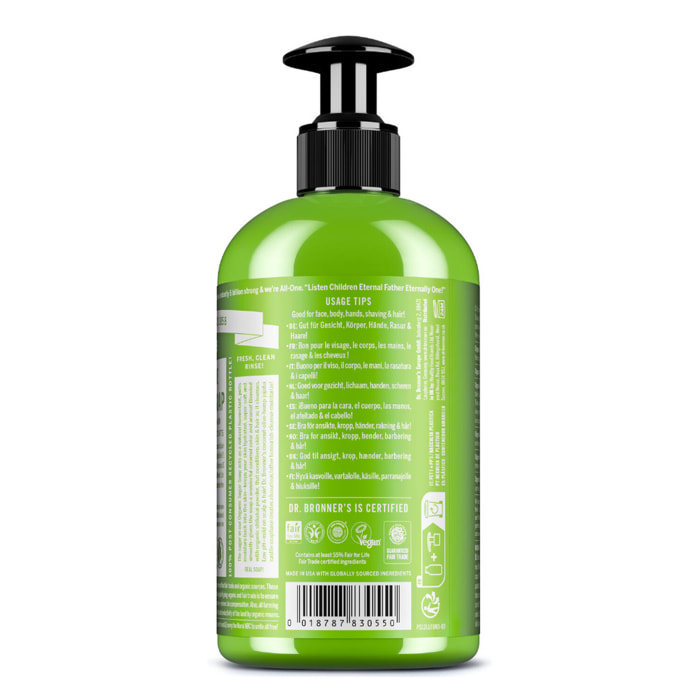 Citronnelle Citron Vert - Savon au Sucre Bio 355ml