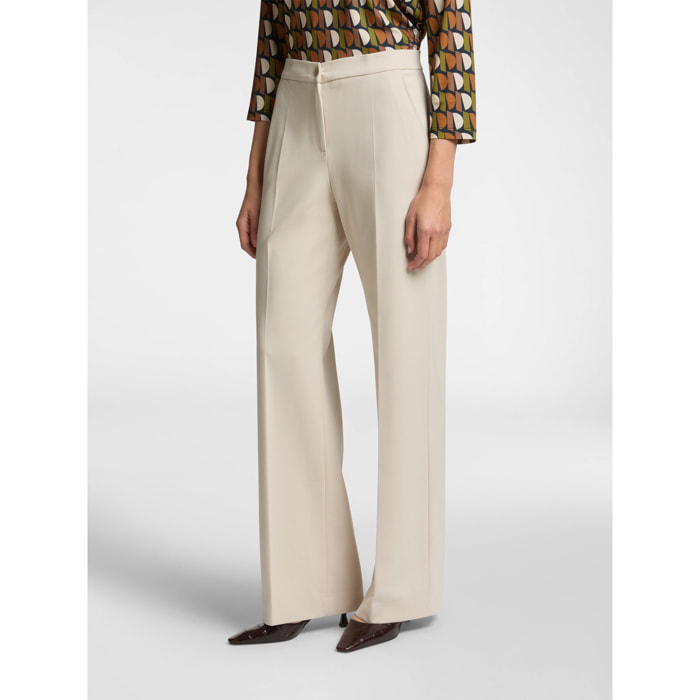 Elena Mirò - Pantalones masculinos de punto Milano - Beige