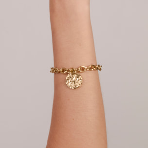 Pulsera Lorha acabado oro amarillo 18k