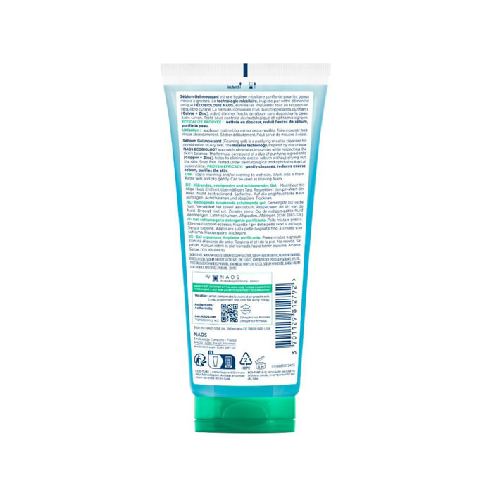 Sebium - Gel Moussant Nettoyant Purifiant 200ml