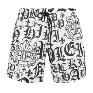 PHILIPP PLEIN Swim Trunks GOTHIC PLEIN