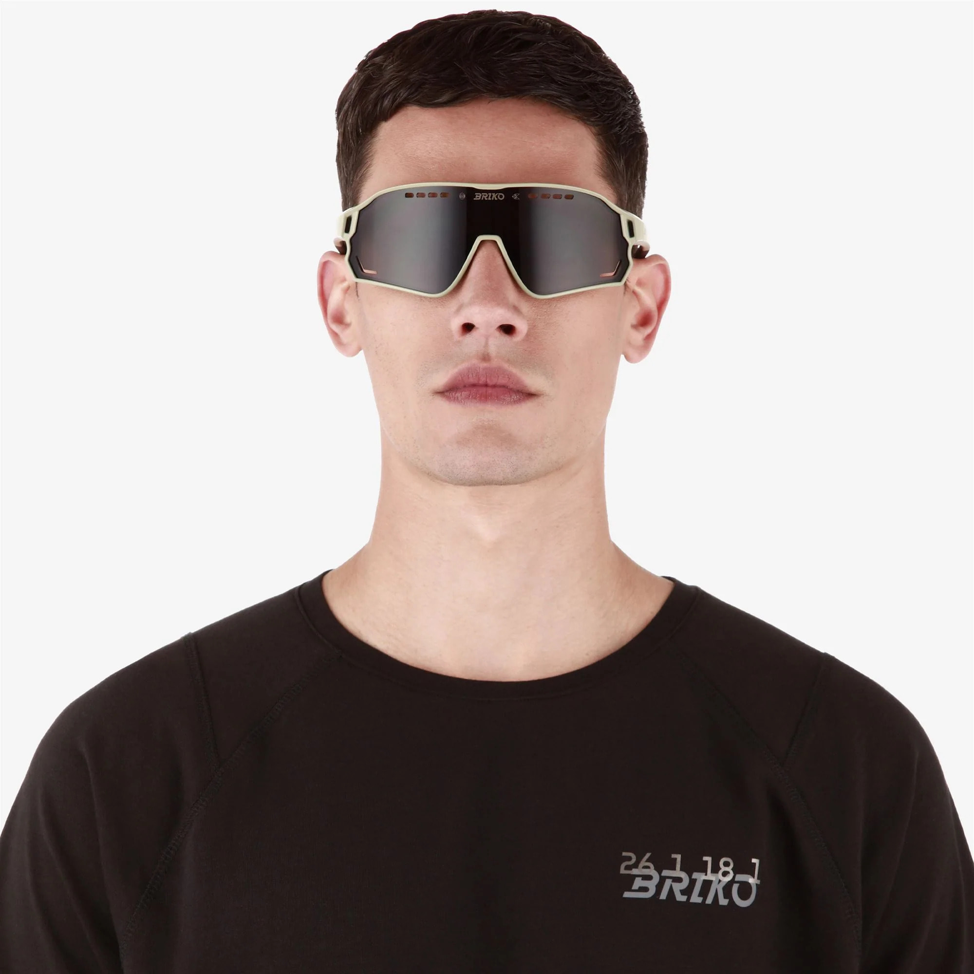 Briko - Occhiali, Uomo Donna, Beige - Halo