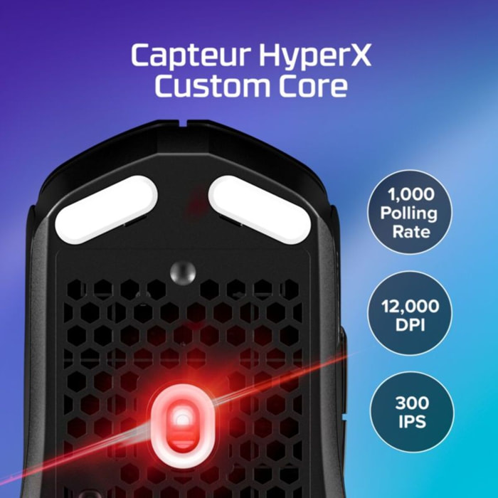 Souris Gamer Sans Fil HYPERX Pulsefire Haste 2 Core Blanche