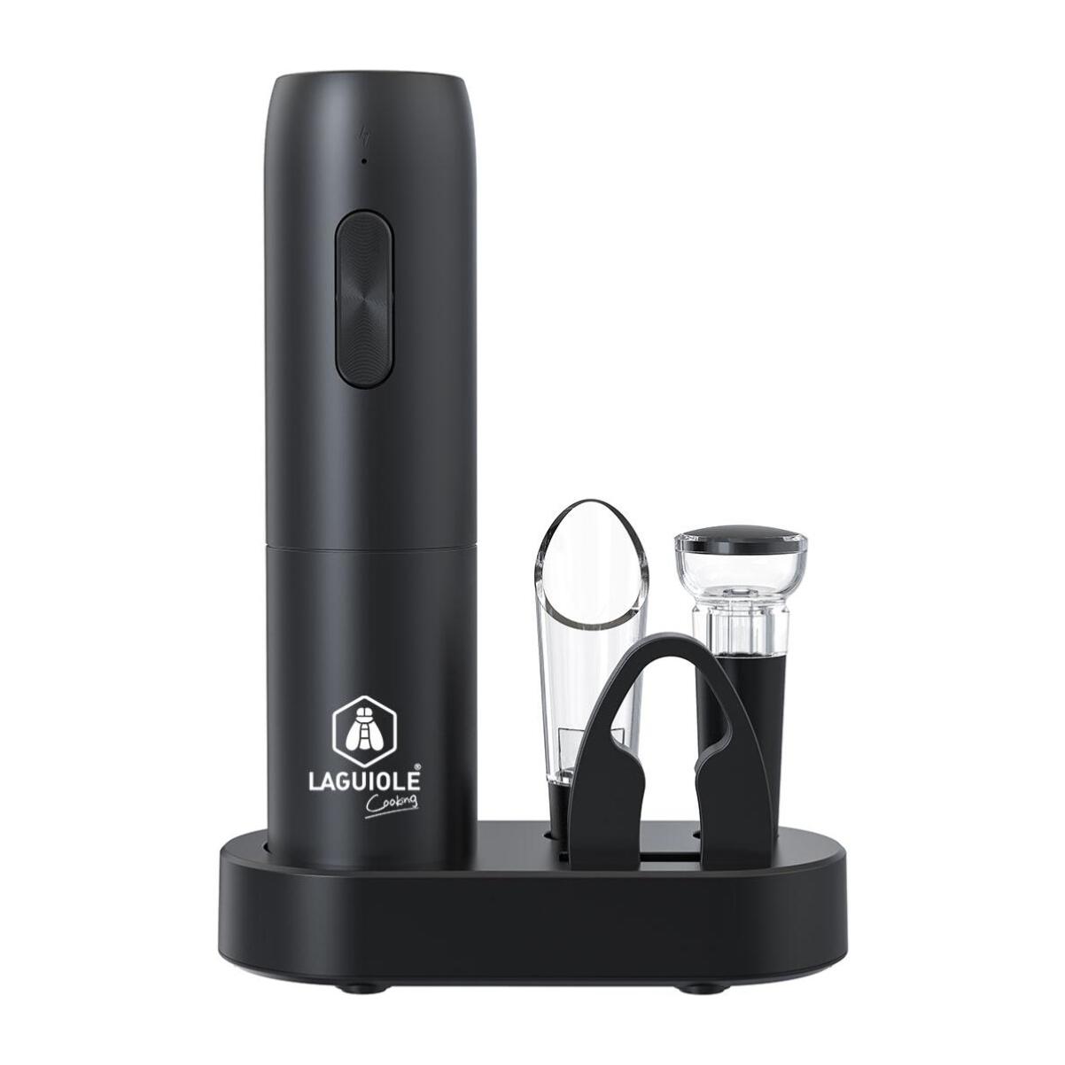 Ouvre-bouteille électrique noir rechargeable