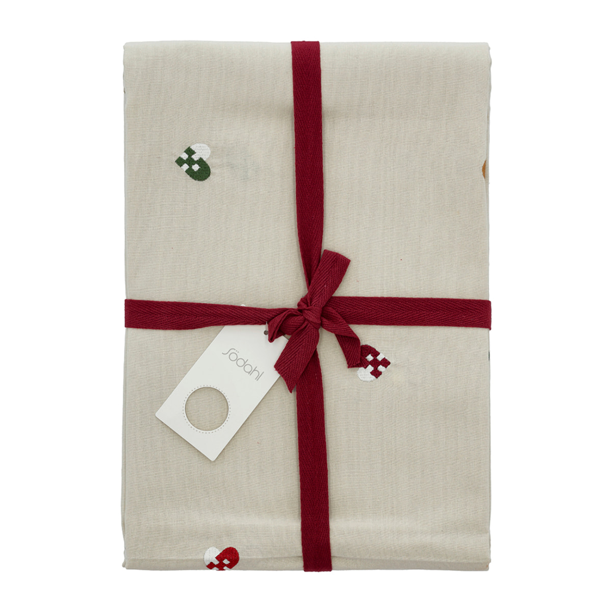 Nappe Christmas Hearts Embroidery