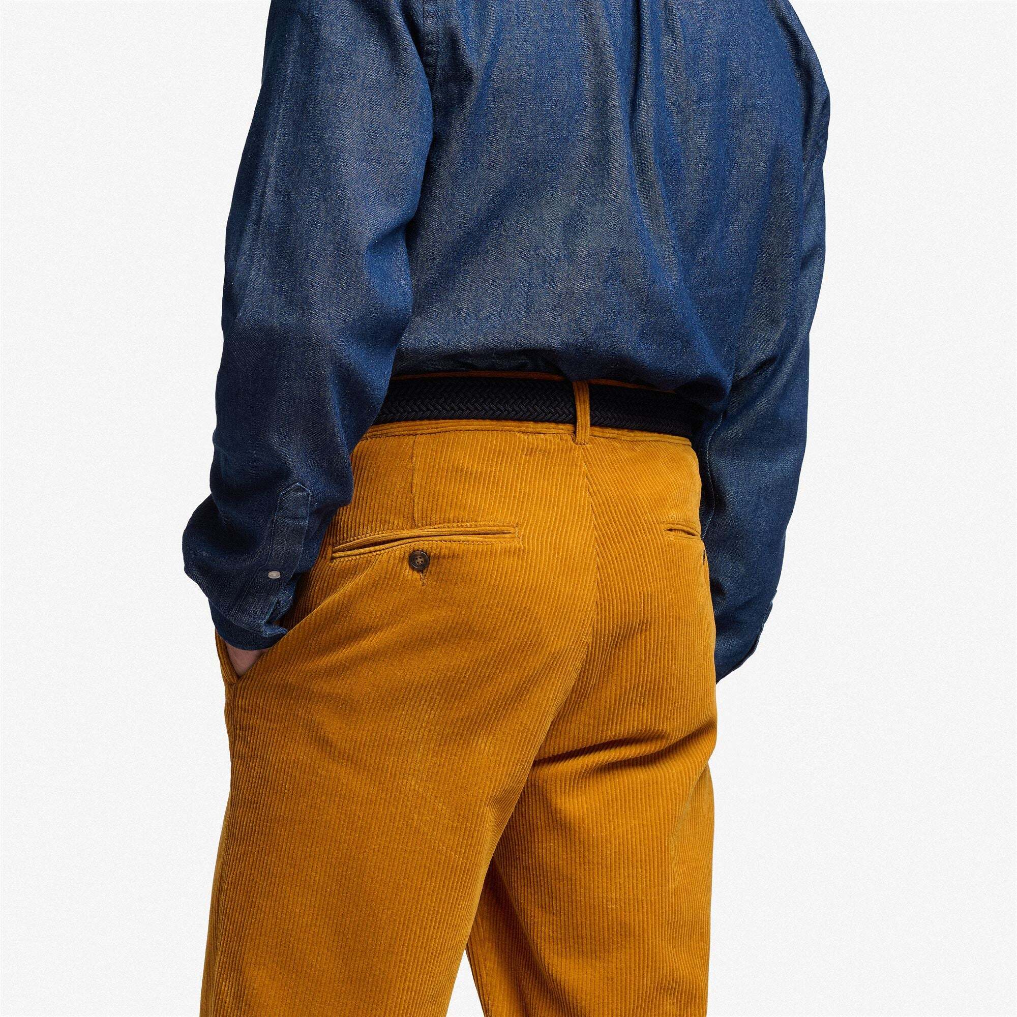 Sebago - Pantaloni Uomo Giallo - Rendon Corduroy