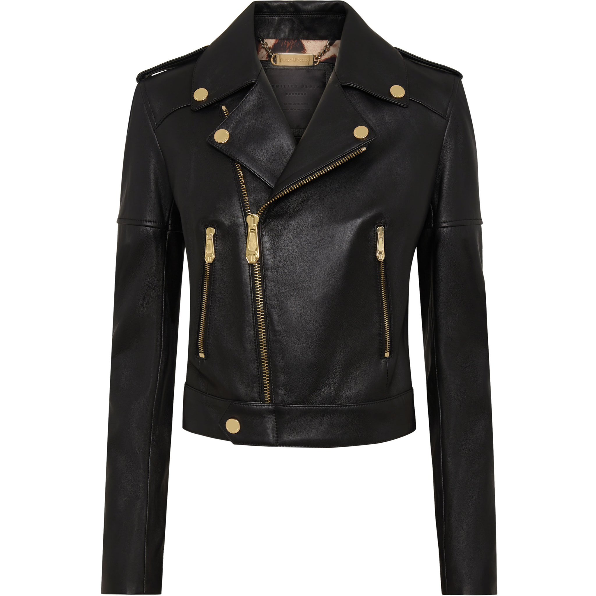 PHILIPP PLEIN Biker de cuero