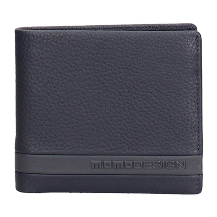Portafoglio uomo in vera pelle - Modello Erebo Pro - Casual - 9.5 x 11.0 x 2.0 cm