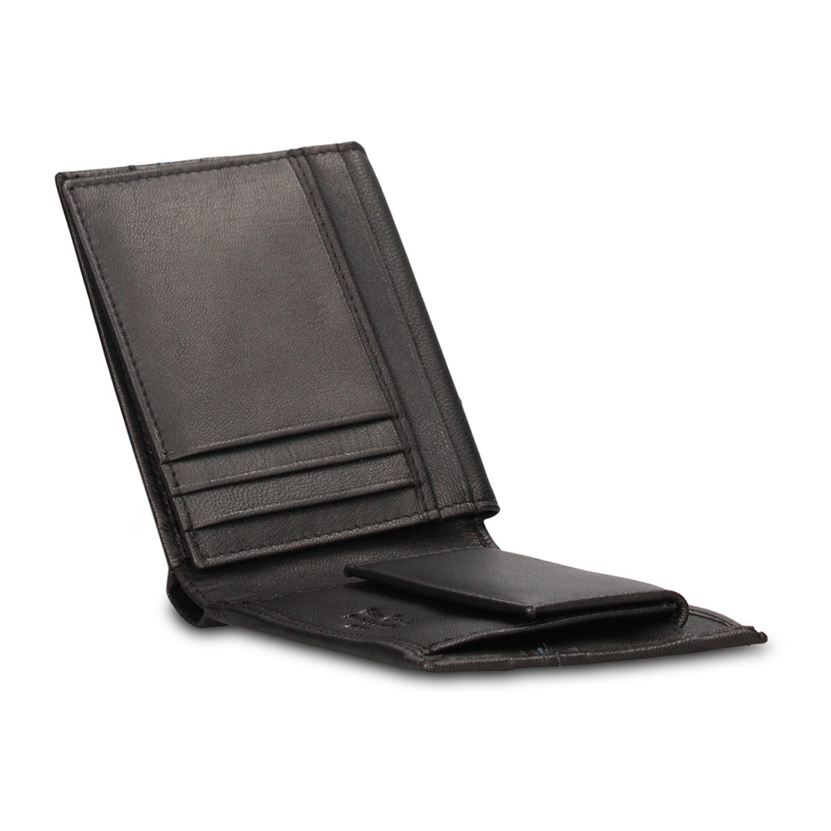 Portafoglio uomo in vera pelle - Modello Silvano Elite - Casual - 12.5 x 9.0 x 2.0 cm