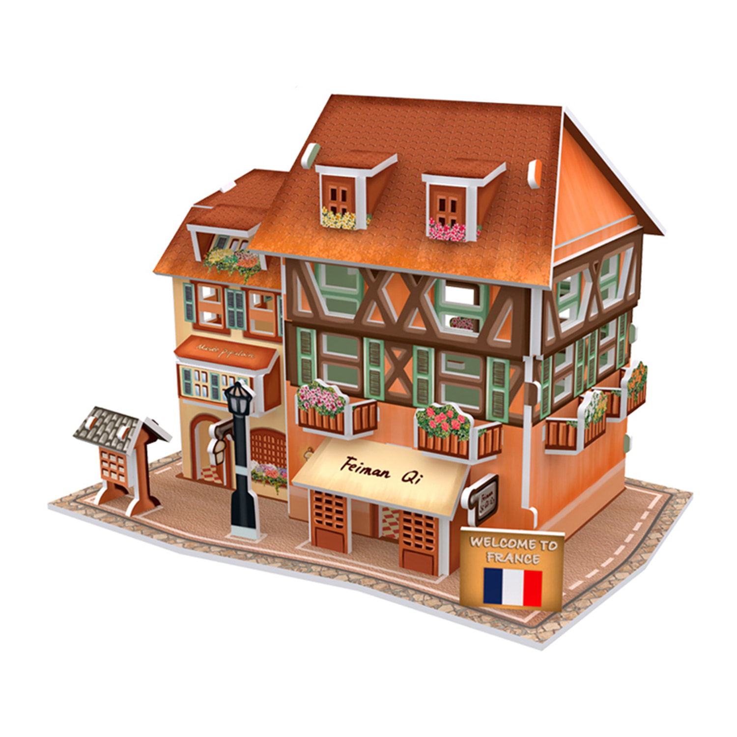 Puzzle 3D WORLD STYLE ESTILO CLASICO FRANCIA  Fashion Street Shop.