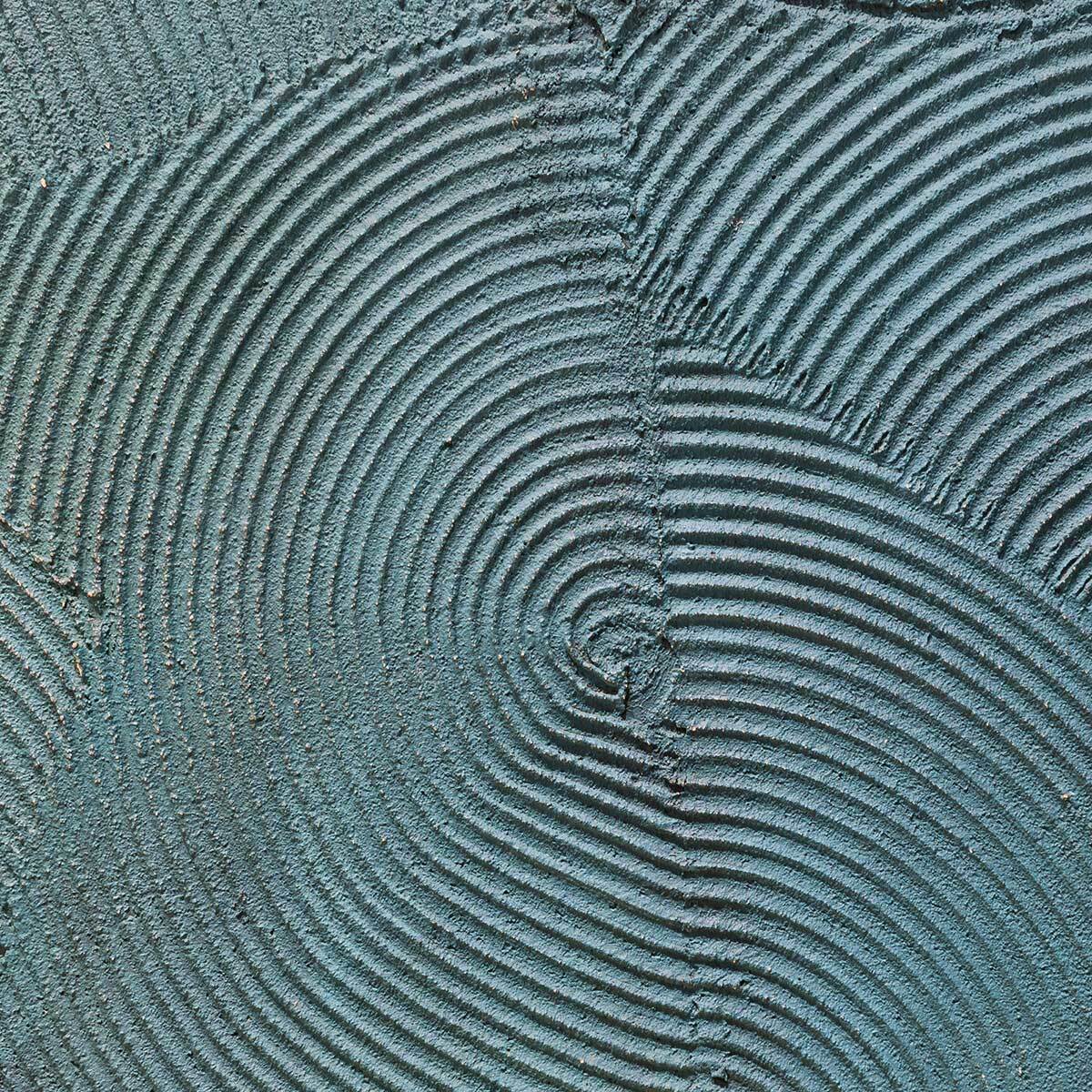 Tableau relief cercles vert texturé Toile imprimée