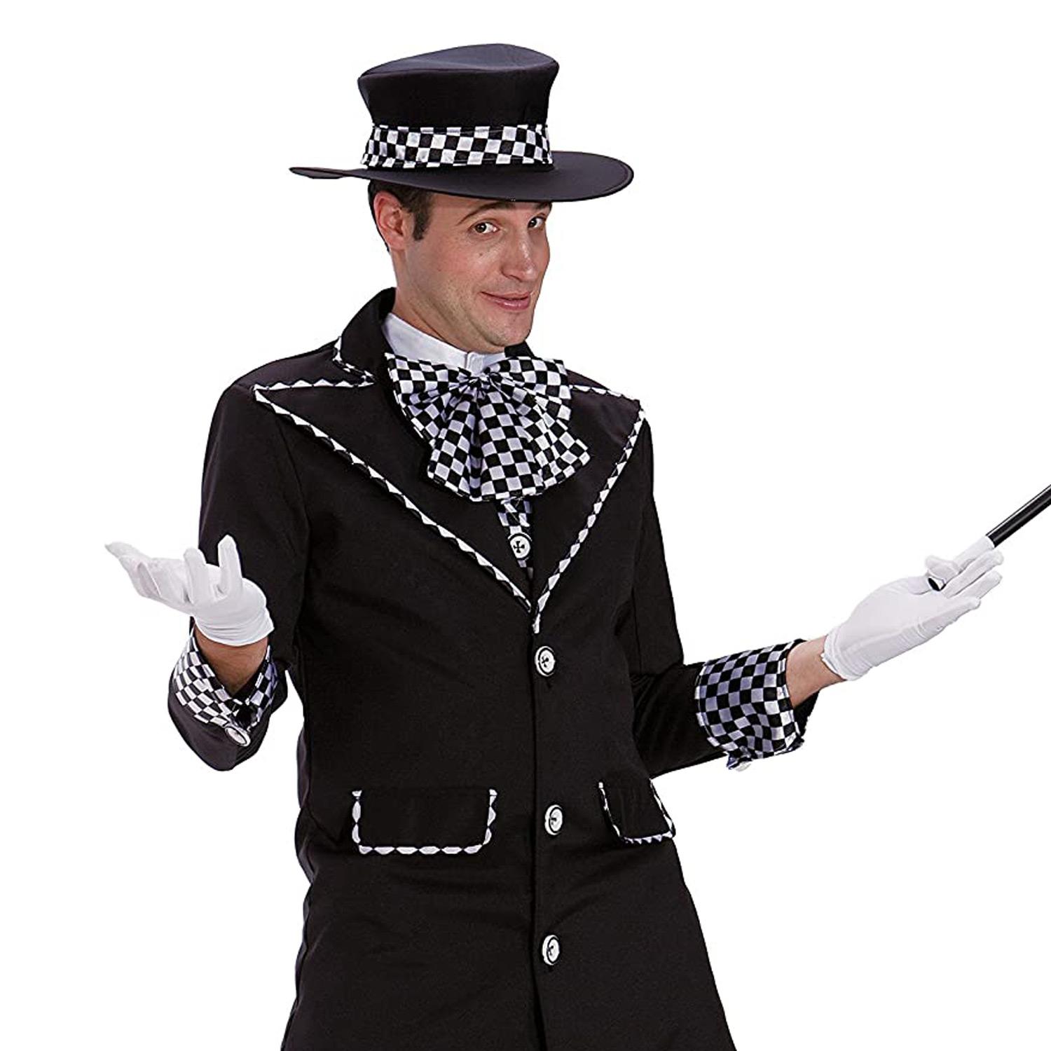 Costume Travestimento Carnevale Poker Magician Uomo