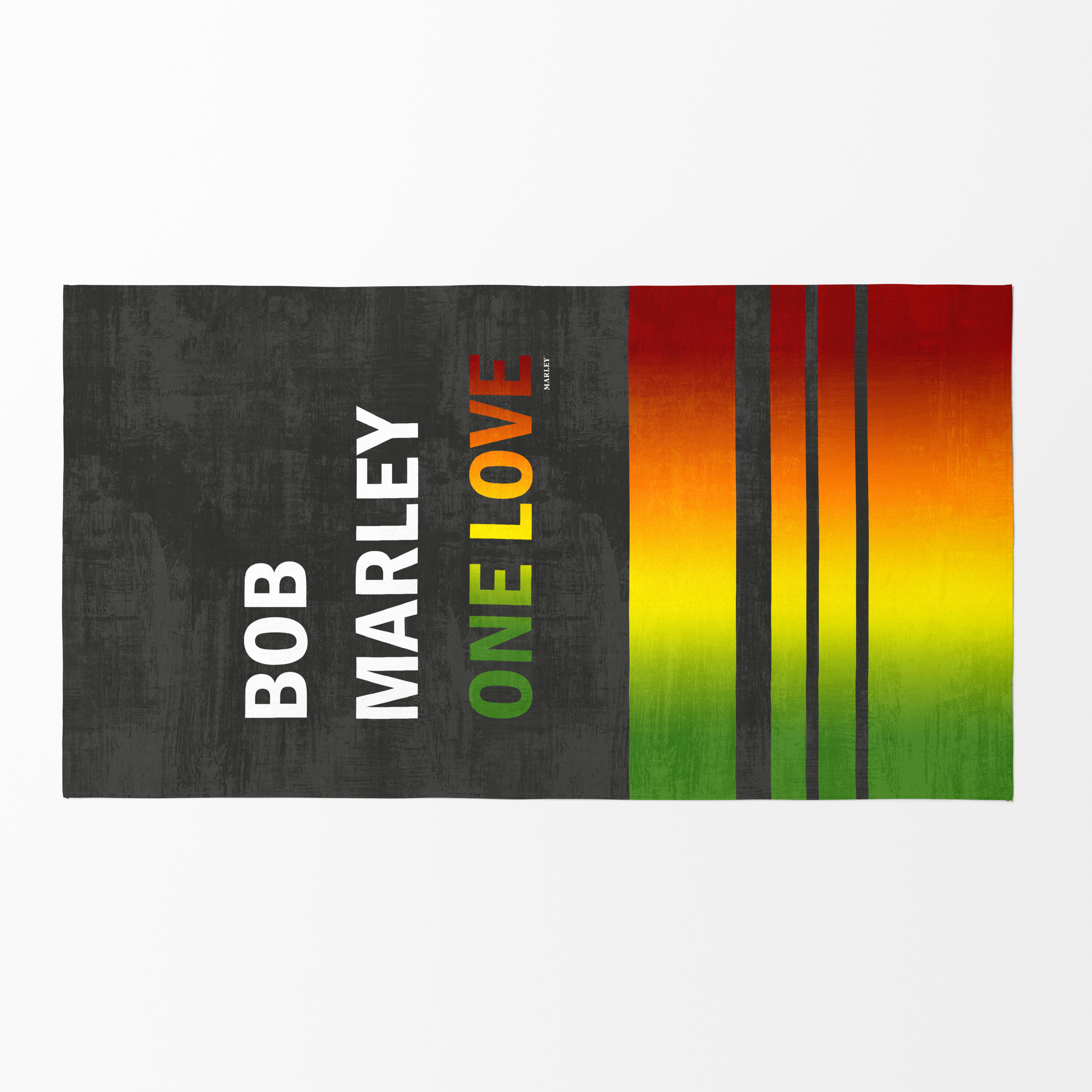 Marley - Toalla Playa - Microalgodón premium - 75x150 cm - Algodón - Microfibra Poliéster - 350 Gramos - One Love