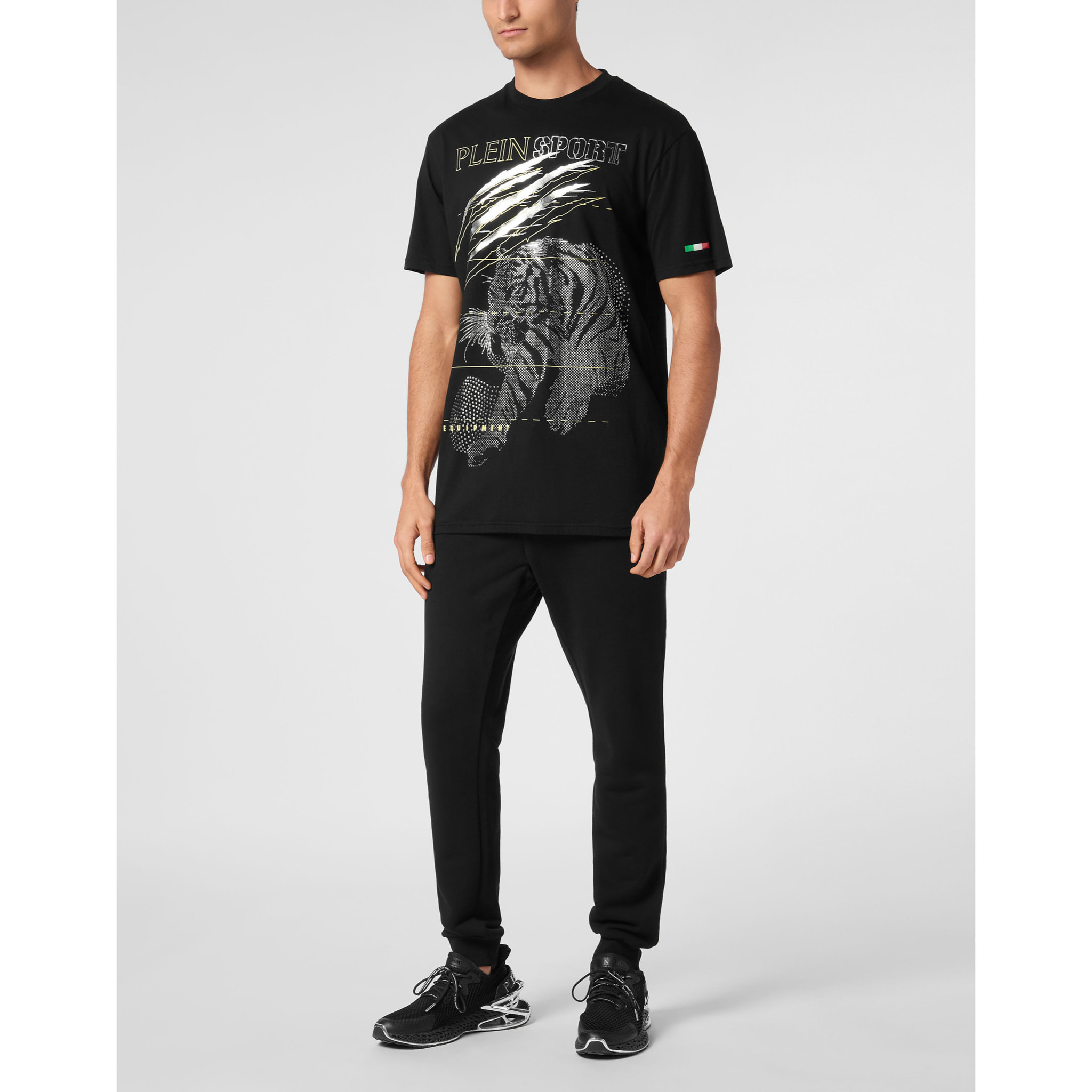 PLEIN SPORT Camiseta Cuello Redondo TIGER