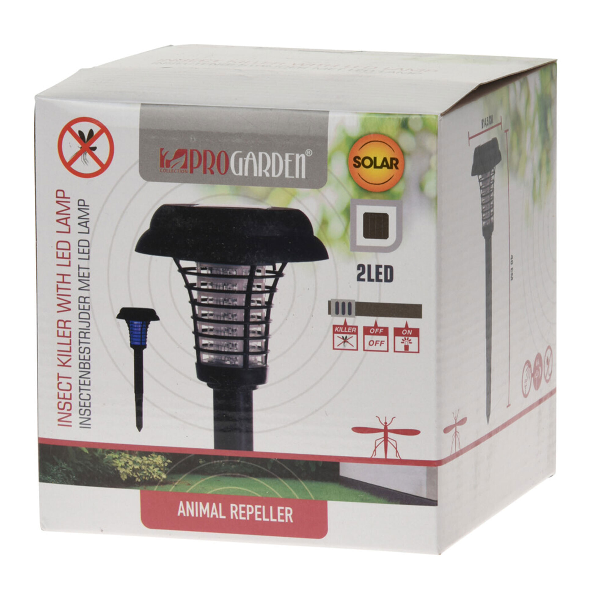 Well Home Luz Matamosquitos 2 en 1 con Energía Solar: Eficaz y Eco-Amigable