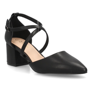 Zapato tacón cómodo elegante para mujer