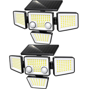 2 Projecteurs solaires sensor FAIRVIEW