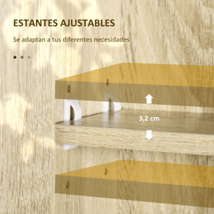 Armario de Baño con Espejo Armario de Pared con 1 Puerta Estante Ajustable Toallero y Compartimento Mueble de Baño Colgante para Salón 60x15x70 cm Roble