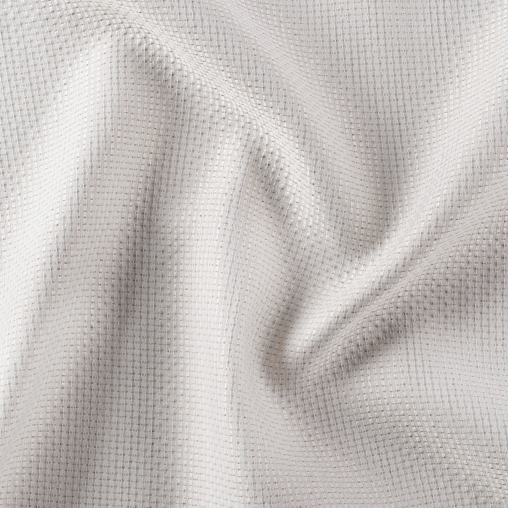 Rideau phonique coton et chanvre tressage naturel - Ecru