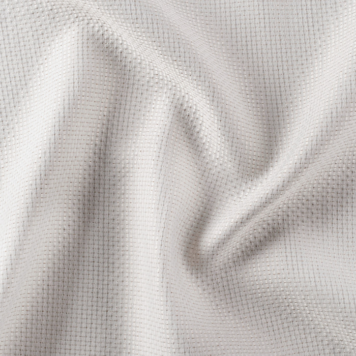 Rideau phonique coton et chanvre tressage naturel - Ecru