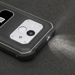 DAM Smartphone robusto  F963 4G, Android 10, 3 GB RAM + 32 GB. Schermo da 5,5''. 13MP+8MP. GPS. GPS IP68. LIVELLO PROVA IP68.3 (Anticaduta, Polvere, Acqua).Funzione POC.ALTOPARLANTE 0,8W. 7,7x1,4x15,5 cm. Colore nero