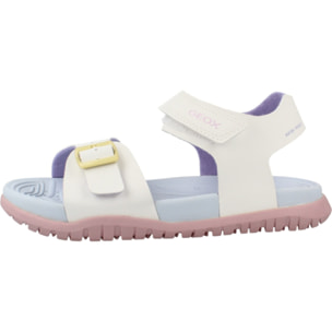Sandalias Niña de la marca GEOX  modelo J SANDAL FUSBETTO GI BLANCO