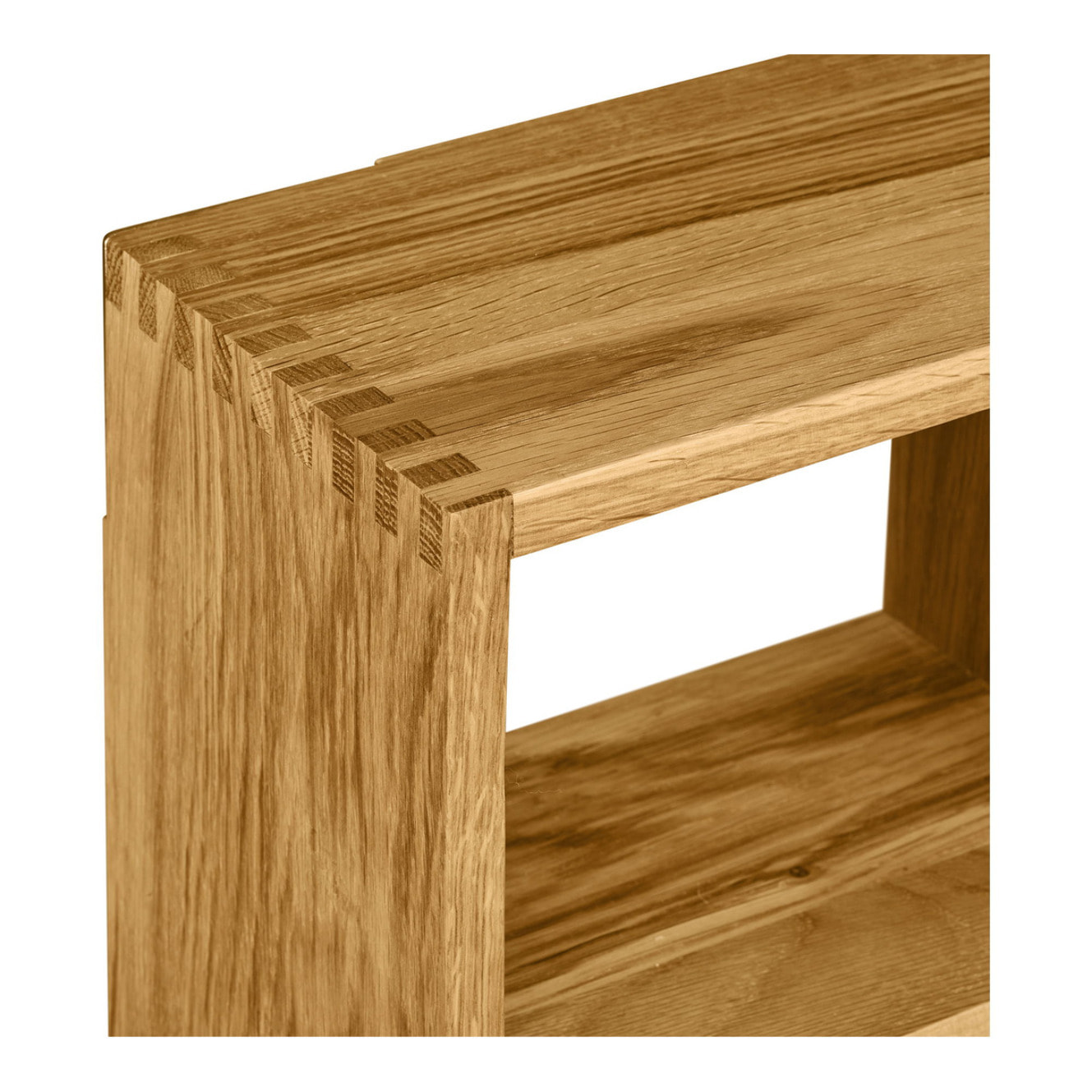 Mensola da parete Townsville in rovere massiccio 70x15x70 cm