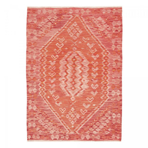 Tapis berbère, motif authentique, kilim tissé plat, VOVUJI