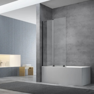 Walk-In Xmotion Pare baignoire 150x117,5 cm, noir (SATWIXMVZ150C)