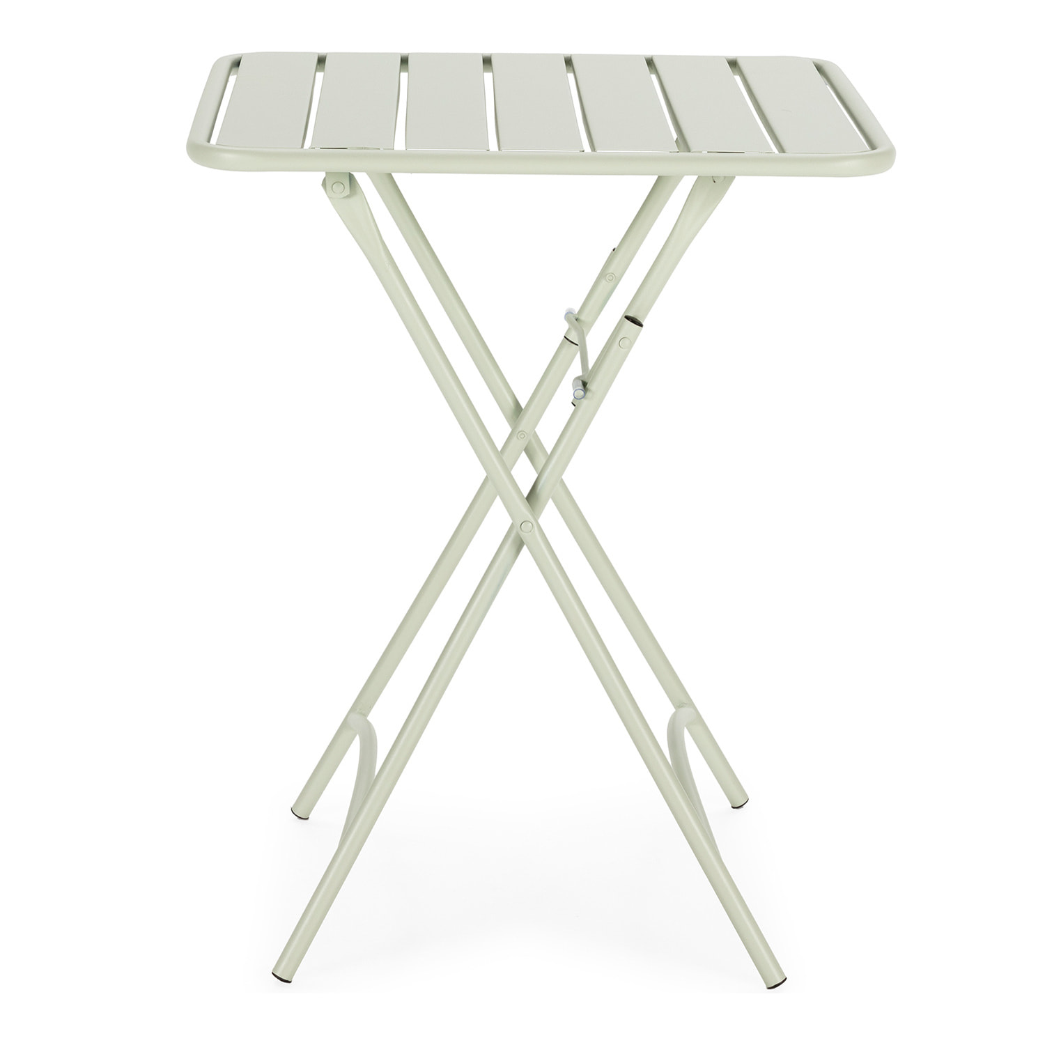 Mesa de Jardín Plegable Perla de Metal en Verde