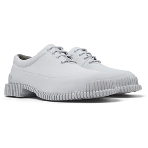 Zapatos de cordones - CAMPER Pix - Gris - Cuero liso