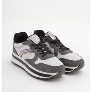 SNEAKERS CHOCOLA' PLATFORM GRIGIO