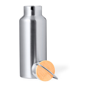 Práctico set de bidón y vasos térmicos en acero inox. Incluye bidón térmico de 500 ml y 2 vasos térmicos de 300ml.