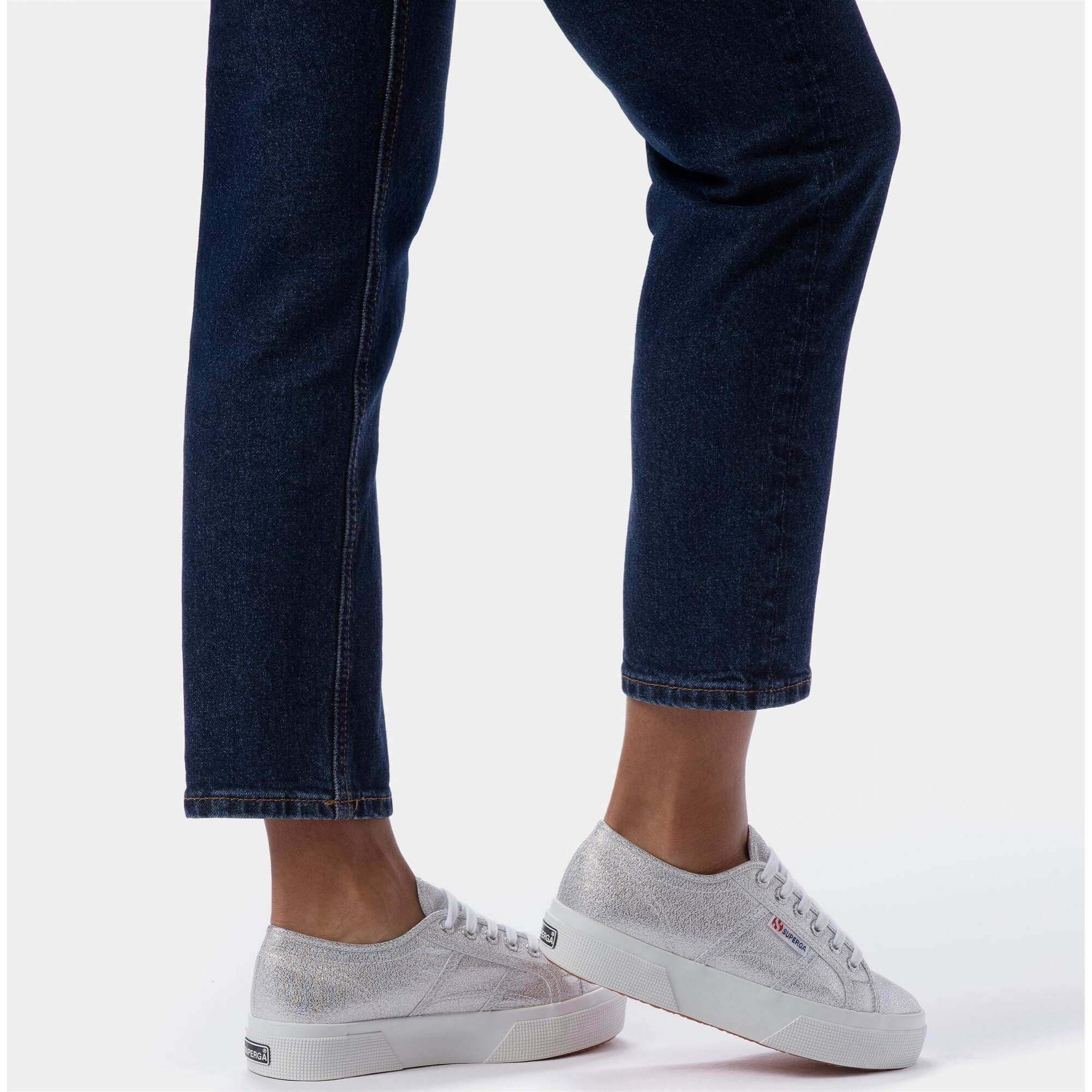 Superga - Scarpe da donna Donna Grigio - 2740 Platform Lame