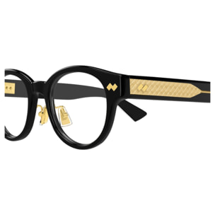 Gafas de Vista Bottega Veneta BV1405OA-001 de Acetato Hombre 50 mm