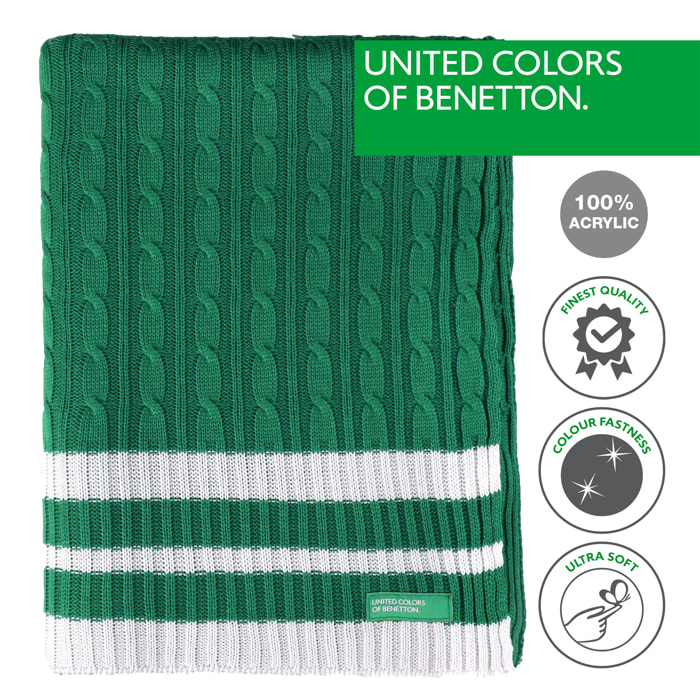 Manta punto  benetton  verde